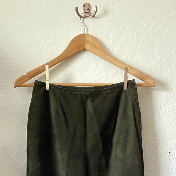 Vintage high waist suede pants - Picture 4 of 5